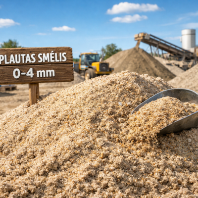 smelis betonavimui fr.0/4